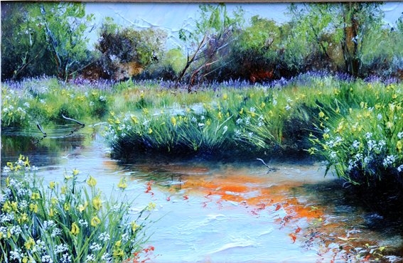 Flag Iris and Cowparsley vii.