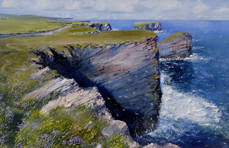 Cliffs Walk.Loop Head Peninsula.